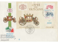 1985 Vatican. Phil. expozitie - ITALIA '85 - Piata Prima Zi