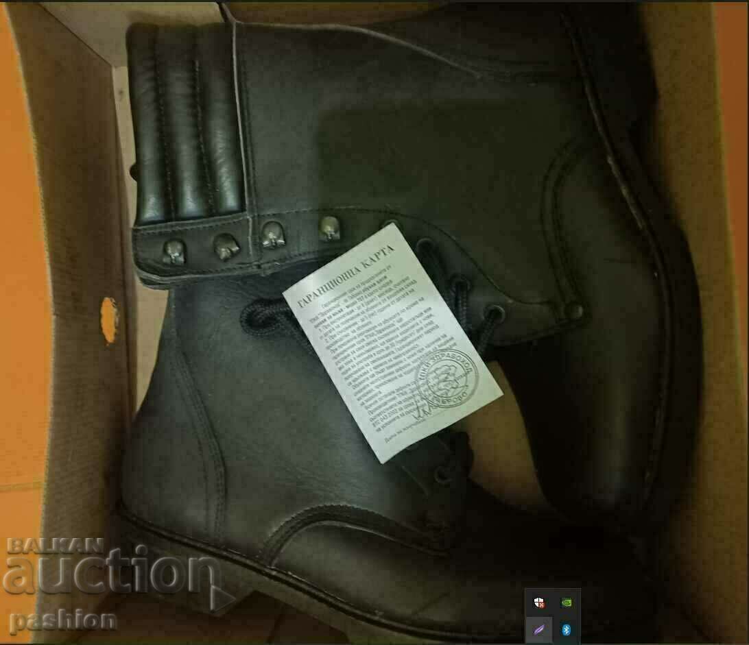 Licitație Cizme cubaneze, noi-nouțe, piele naturală, REDUCERE 41 număr