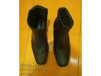 Men's boots, brand new unworn size 40, genuine leather