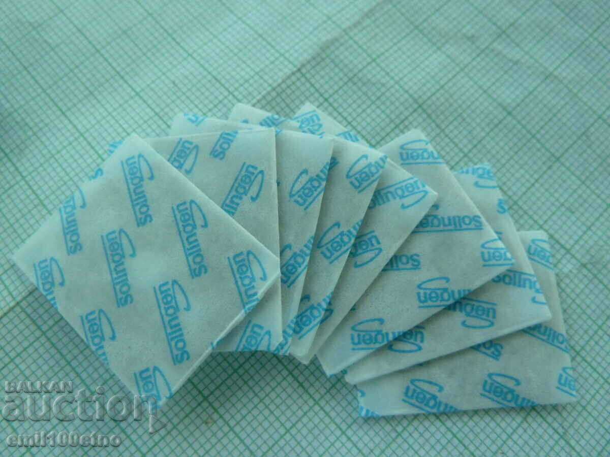 Auction Mini razor blades 8 pieces SOLINGEN Germany Auction Mini razor blades 8 pieces SOLINGEN Germany