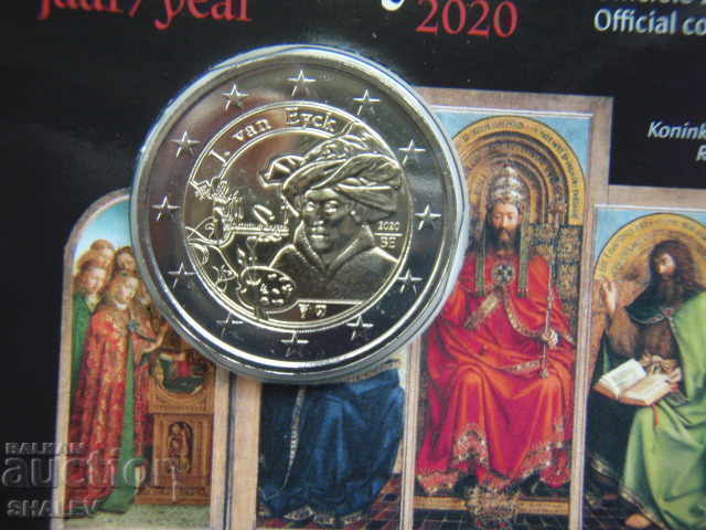 Аукцион 2 Euro 2020 Belgium "Jan van Eyck" /Белгия/ (2) Unc (2 евро)