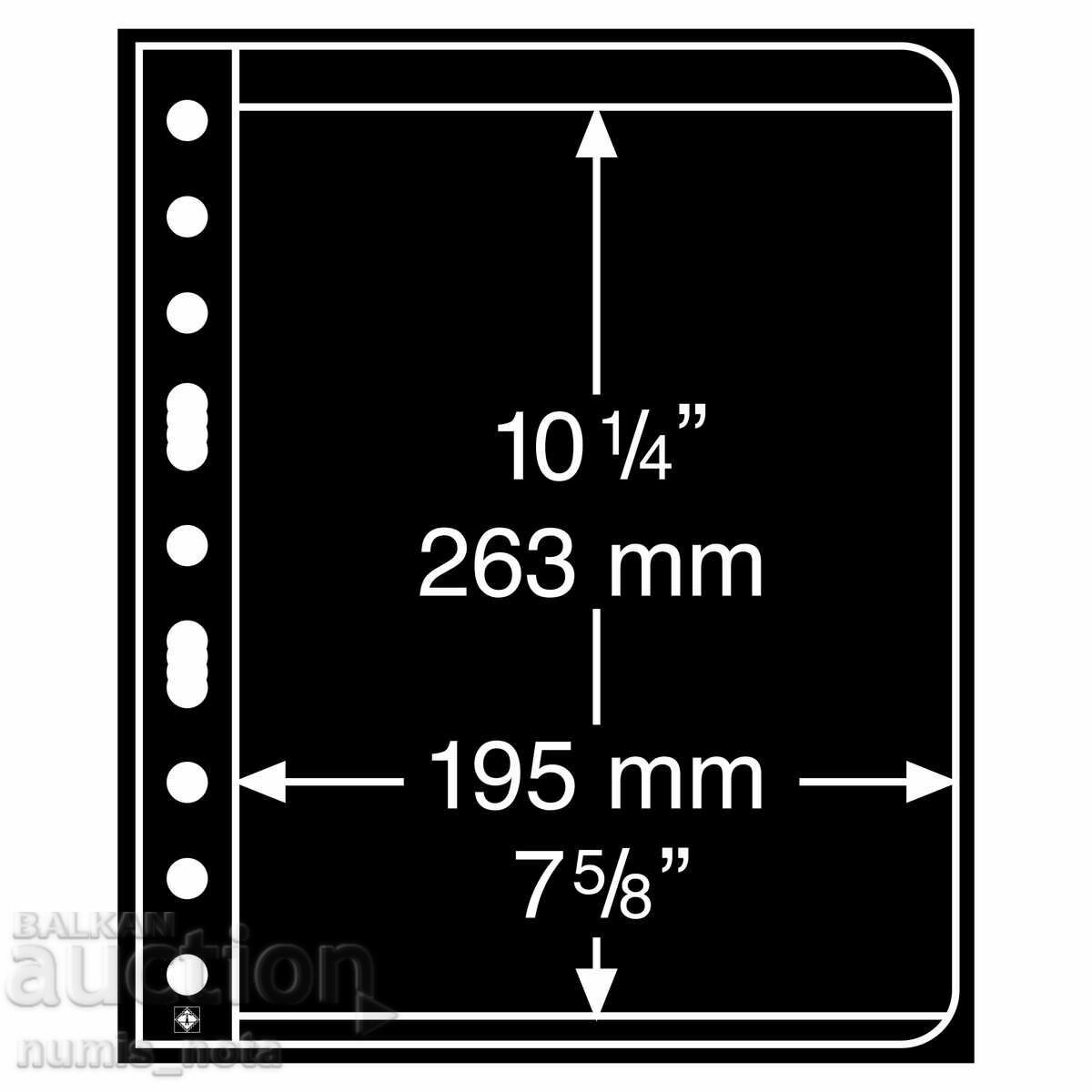 Black sheets for banknotes from the VARIO system of the Leuchtturm C1