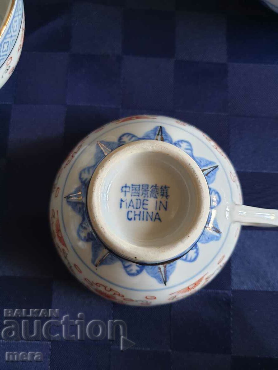 Porcelain Chinese service for tea, coffee - 5