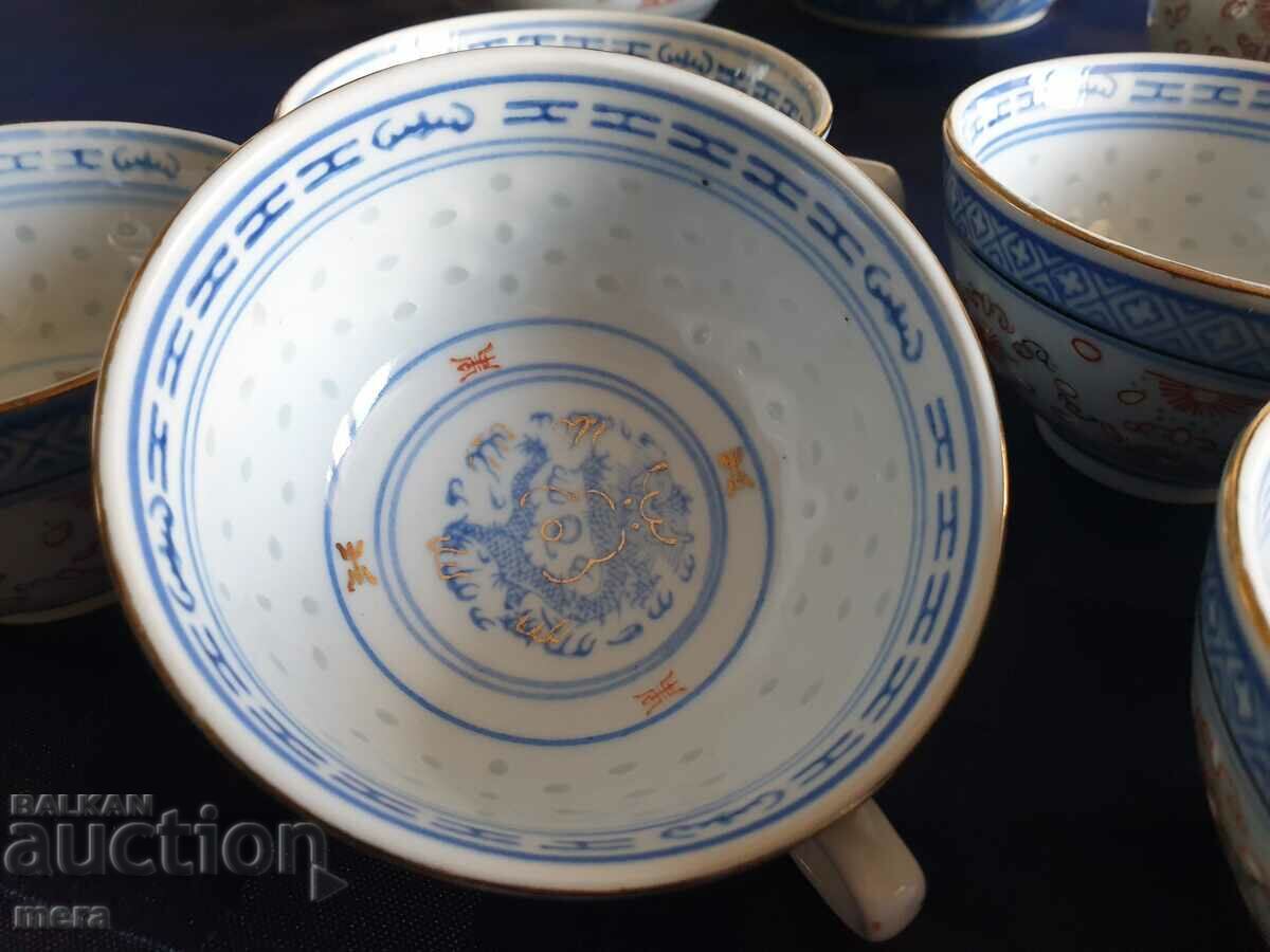 Porcelain Chinese service for tea, coffee - 6