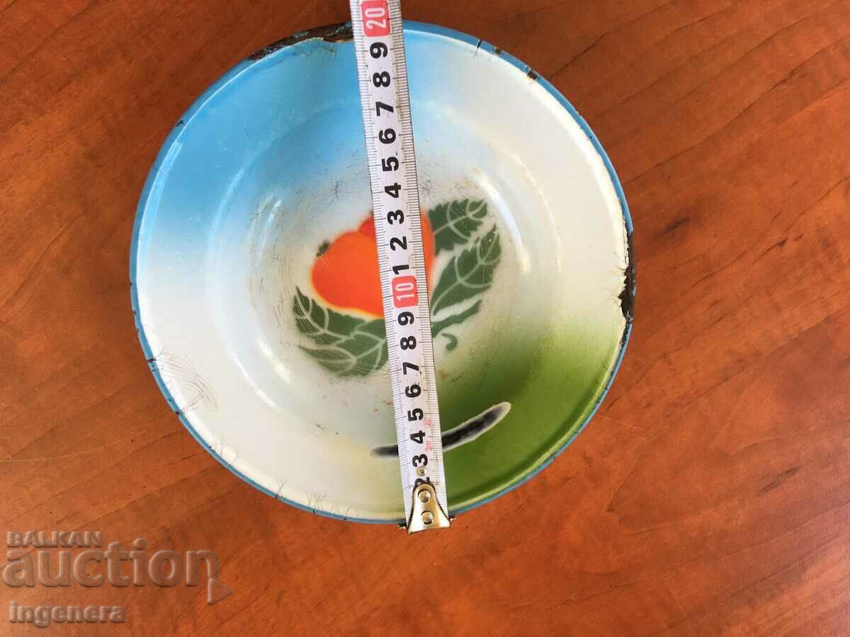 ENAMELED METAL PLATE with price 3.00 BGN | € 1.53 ENAMELED METAL PLATE with price 3.00 BGN | € 1.53