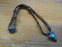 leather chain pendant