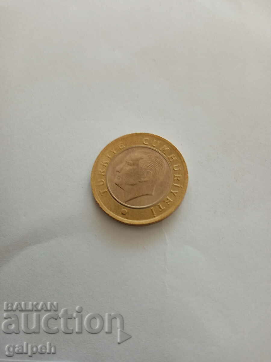 TURKEY COIN - 1 LIRA 2021 - BGN 0.6 with price 0.60 BGN | € 0.31 TURKEY COIN - 1 LIRA 2021 - BGN 0.6 with price 0.60 BGN | € 0.31