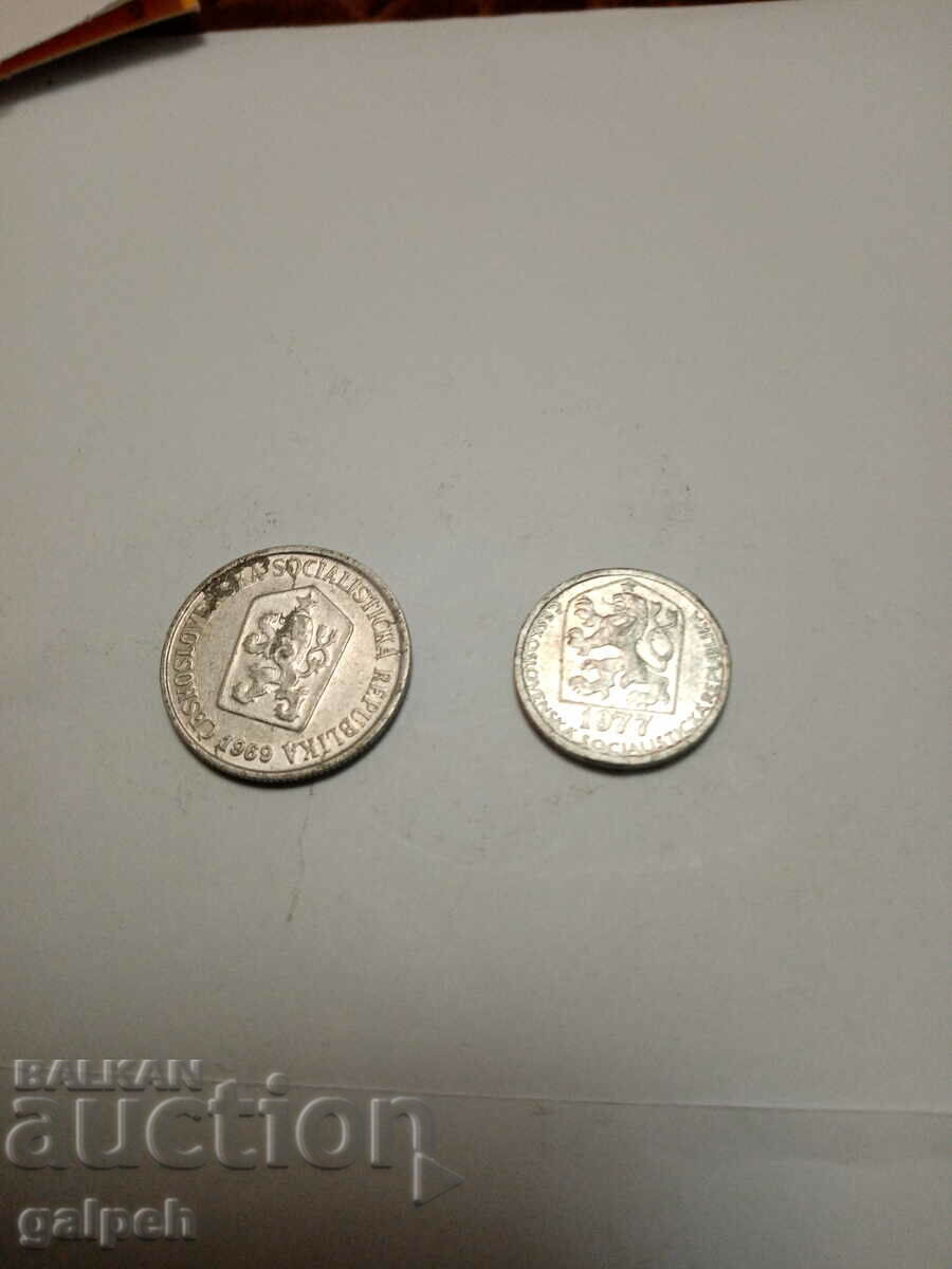 CZECHOSLOVAKIA COINS - 10 HELLER - 2 pcs. - BGN 0.7 with price 0.70 BGN | € 0.36 CZECHOSLOVAKIA COINS - 10 HELLER - 2 pcs. - BGN 0.7 with price 0.70 BGN | € 0.36