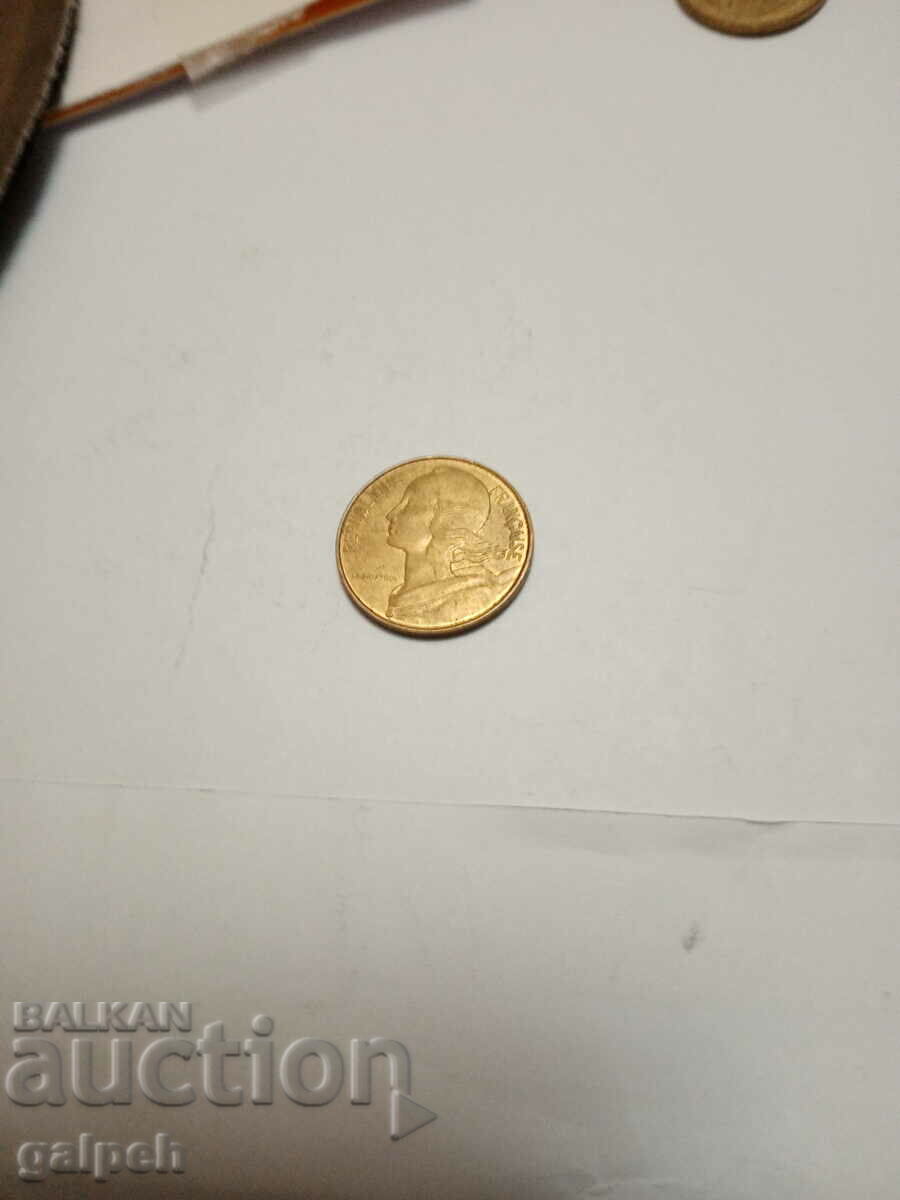 FRANCE COIN - 10 SANTIMA - 1989 - BGN 0.6 with price 0.60 BGN | € 0.31 FRANCE COIN - 10 SANTIMA - 1989 - BGN 0.6 with price 0.60 BGN | € 0.31