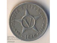Κούβα 5 centavos 1946