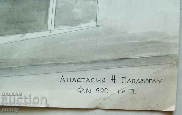 Delivery of Watercolor drawing - house Delivery of Watercolor drawing - house