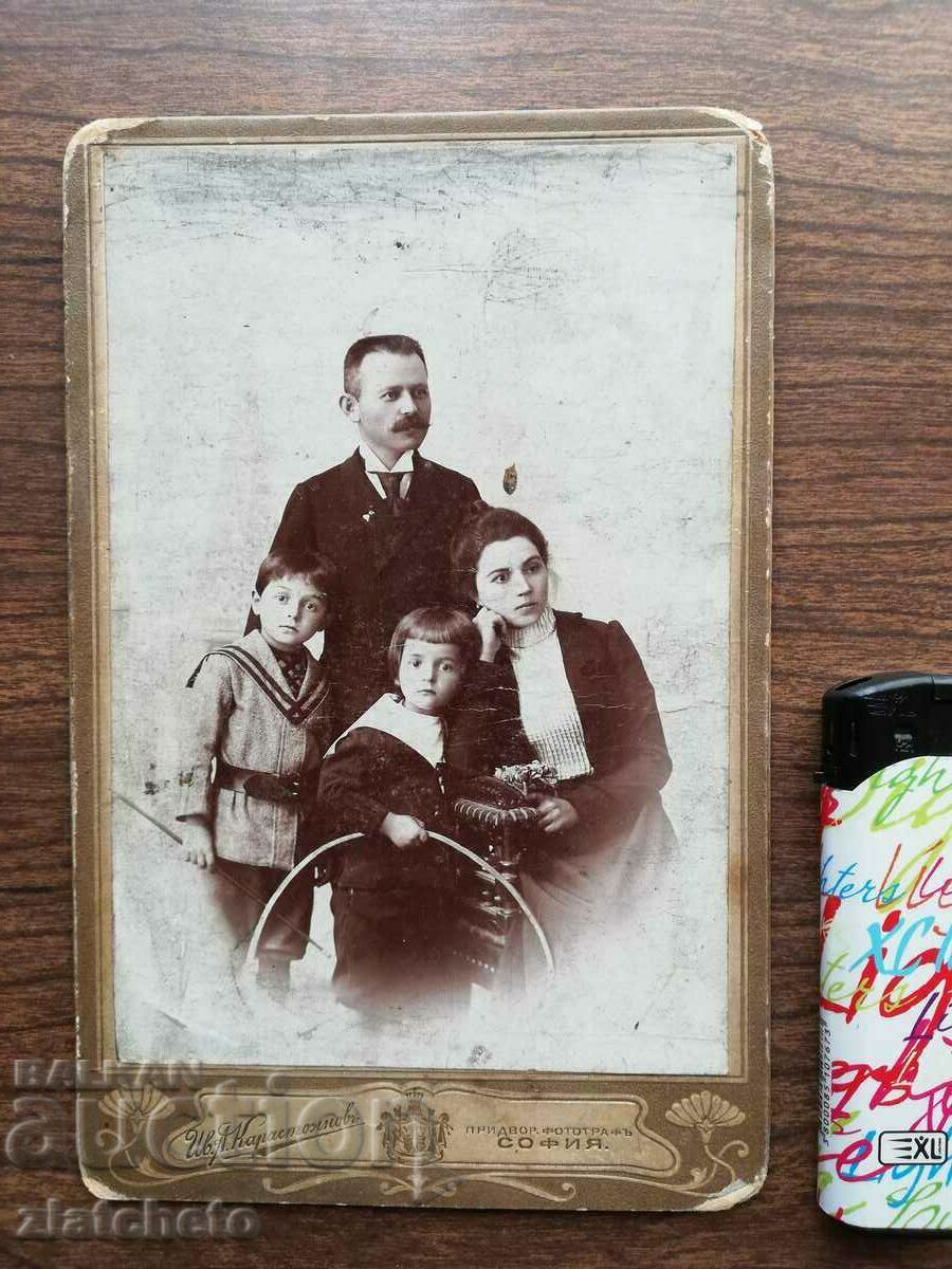Old photo cardboard - studio Ivan Kararastoyanov with price 30.00 BGN | € 15.34 Old photo cardboard - studio Ivan Kararastoyanov with price 30.00 BGN | € 15.34