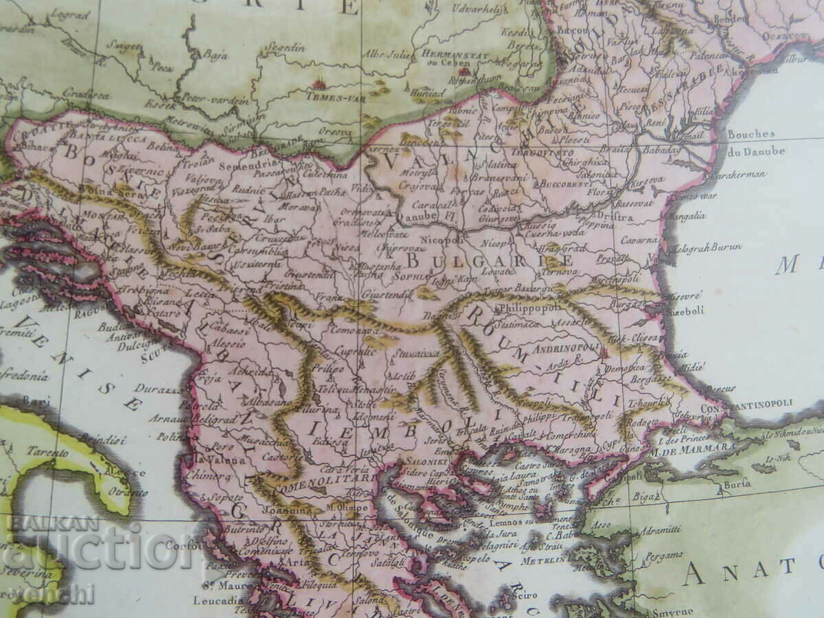 MAP - TURKEY IN EUROPE -1788 - COPY with price 4.99 BGN | € 2.55 MAP - TURKEY IN EUROPE -1788 - COPY with price 4.99 BGN | € 2.55