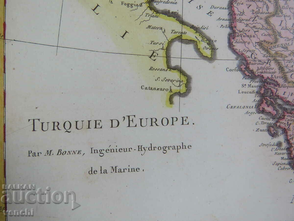 Delivery of MAP - TURKEY IN EUROPE -1788 - COPY Delivery of MAP - TURKEY IN EUROPE -1788 - COPY