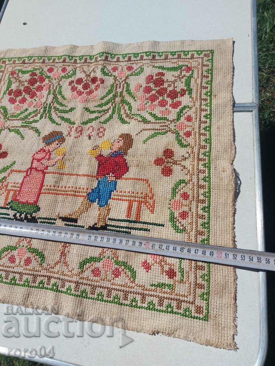 Auction TAPESTRY - EMBROIDERY - 1928 Auction TAPESTRY - EMBROIDERY - 1928