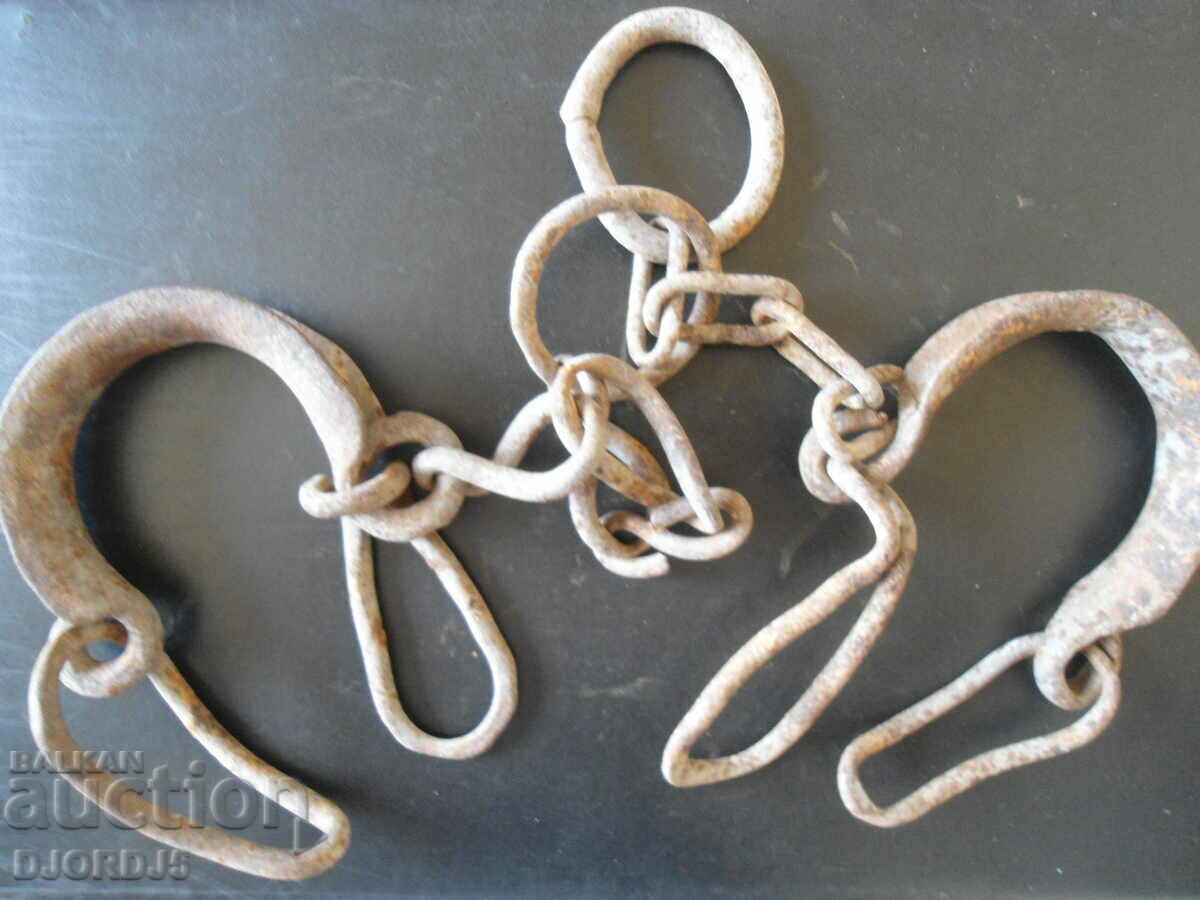 Old forged bokai, shackles, shackles