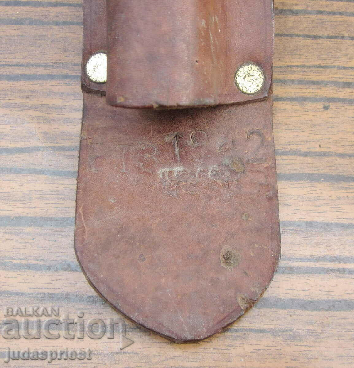 old leather holster holster carrier for military knife bayonet - 6 old leather holster holster carrier for military knife bayonet - 6