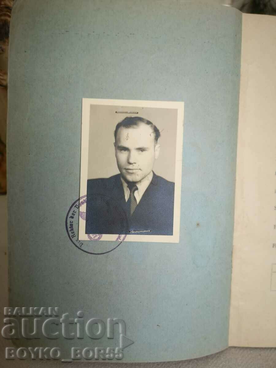 Auction Vintage Original German 3rd Reich Student Book 1944 Auction Vintage Original German 3rd Reich Student Book 1944