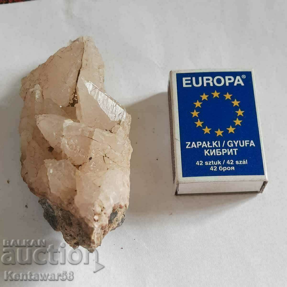 Mineral - mountain crystal. Mineral - mountain crystal.