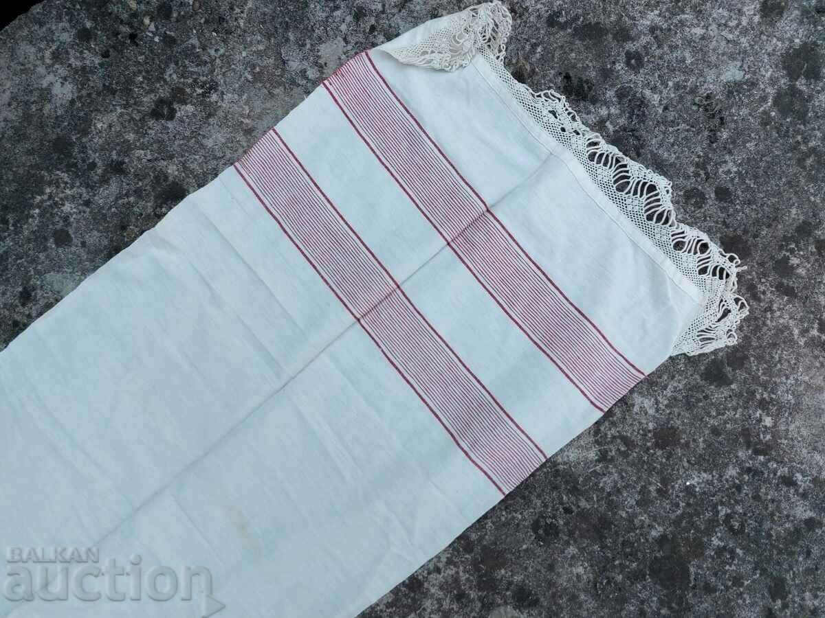 АВТЕНТИЧНА СТАРА КЪРПА ДАНТЕЛА МЕСАЛ ПЕШКИР НОСИЯ ЕТНО с цена 15.00 лв. | € 7.67 АВТЕНТИЧНА СТАРА КЪРПА ДАНТЕЛА МЕСАЛ ПЕШКИР НОСИЯ ЕТНО с цена 15.00 лв. | € 7.67