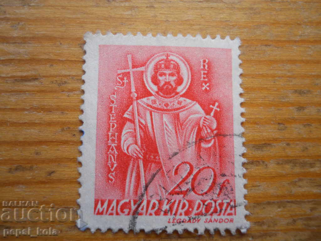 stamp - Hungary "King Stefan" - 1939