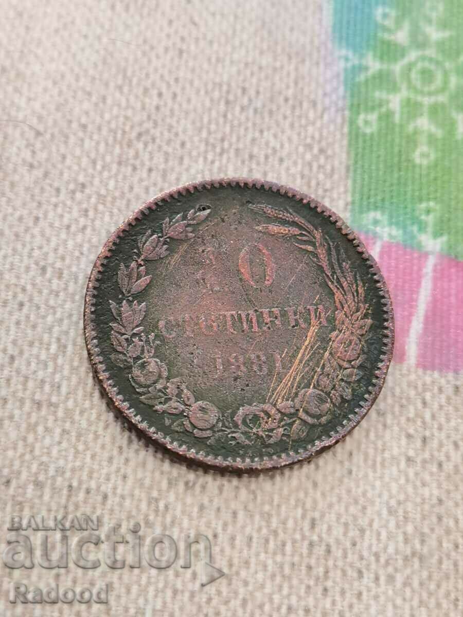 10 cenți 1881
