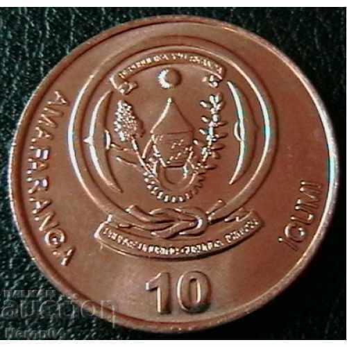 10 franci 2003, Rwanda 10 franci 2003, Rwanda