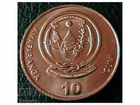 10 франка 2003, Руанда