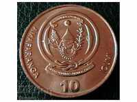 10 franci 2003, Rwanda