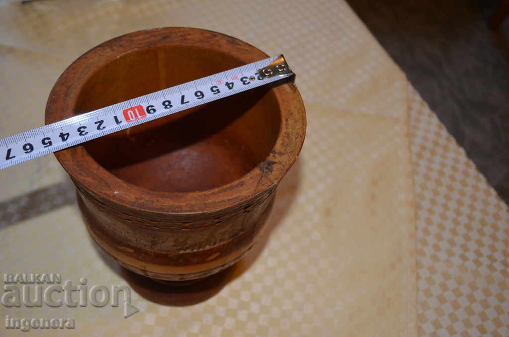 LARGE WOODEN CUP CHAESE, HAVANCHE VASE WOODWORK with price 10.00 BGN | € 5.11 LARGE WOODEN CUP CHAESE, HAVANCHE VASE WOODWORK with price 10.00 BGN | € 5.11