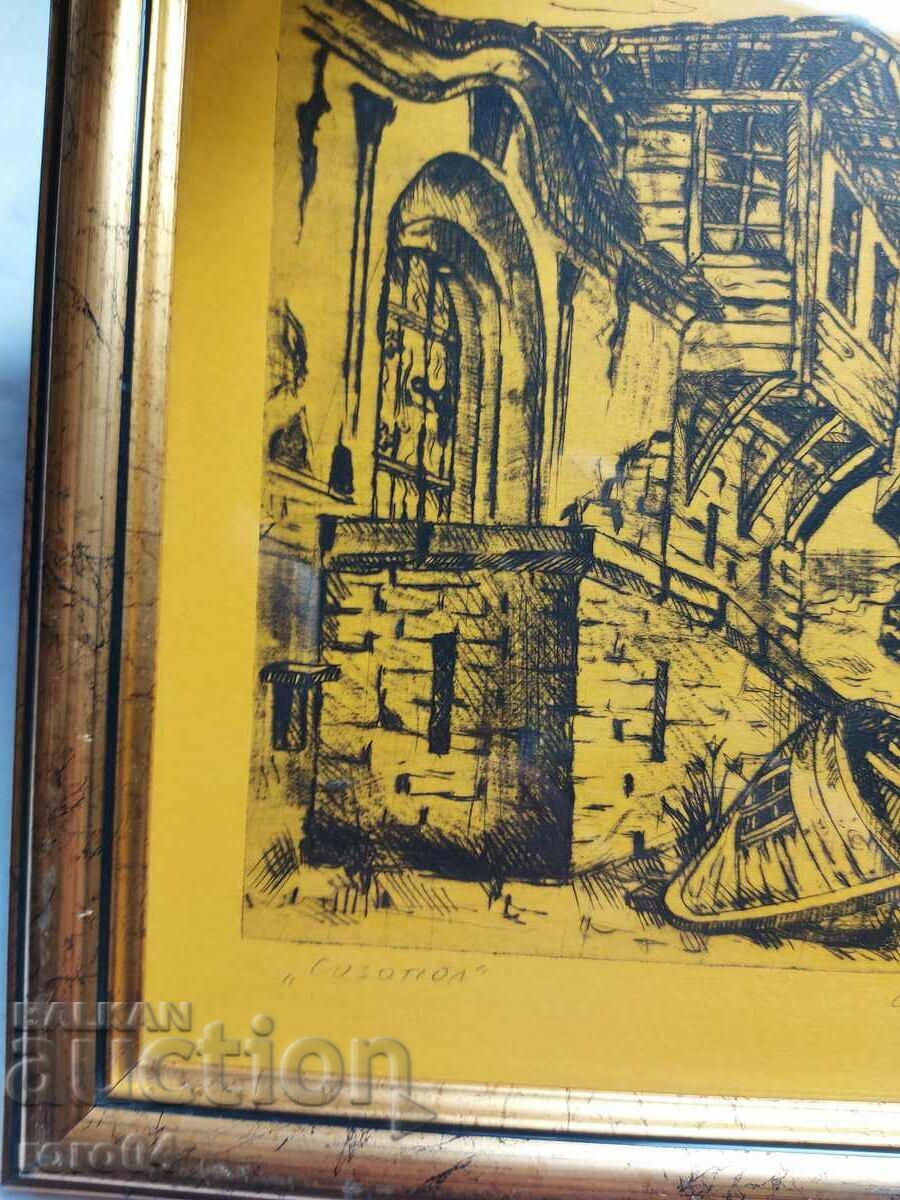 SOZOPOL - DRY NEEDLE 2/10 - St. TANEV 80 years old - 6 SOZOPOL - DRY NEEDLE 2/10 - St. TANEV 80 years old - 6