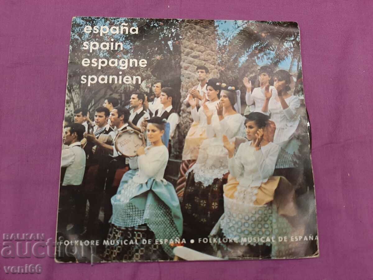 Disc gramofon format mic - Spania