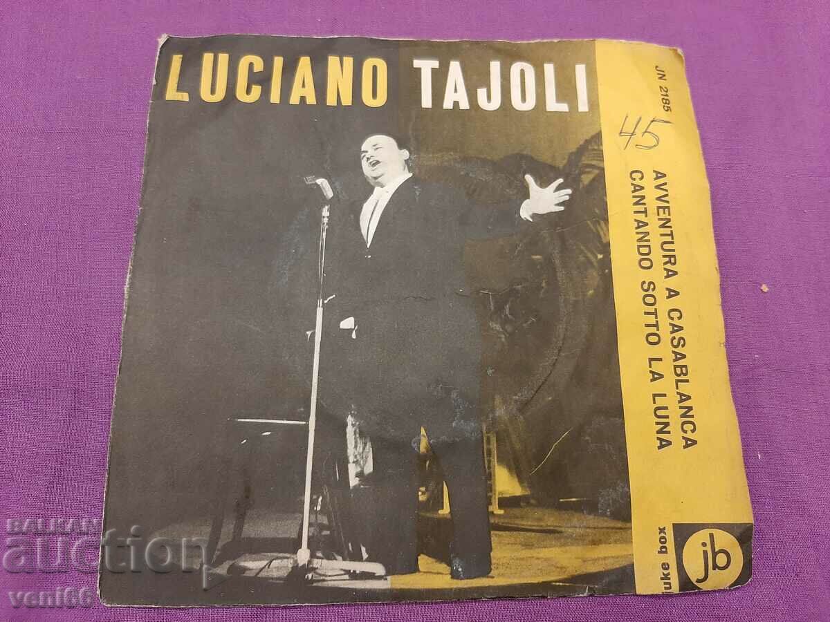 Gramophone record small format - Luciano Tagoli