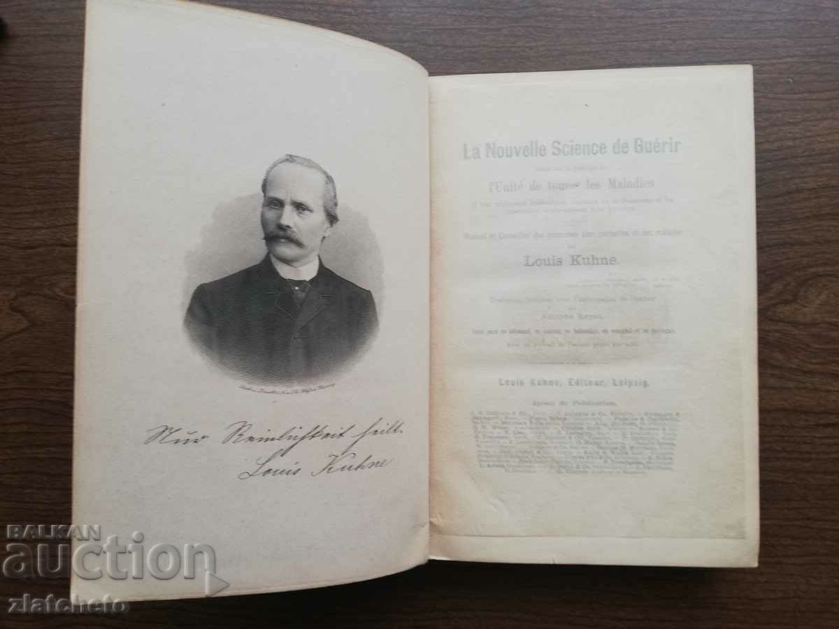 Auction Louis Kuhne - La Nouvelle Science de Guerir 1893 Auction Louis Kuhne - La Nouvelle Science de Guerir 1893