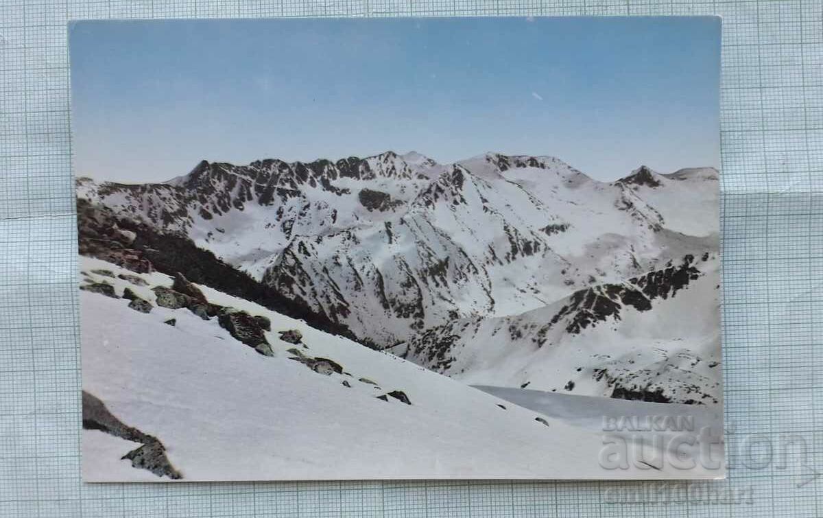 Картичка - Пирин Поглед към връх Стражите