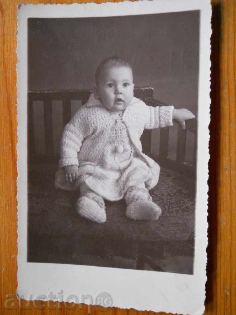 παλιά φωτογραφία μωρού - 1937