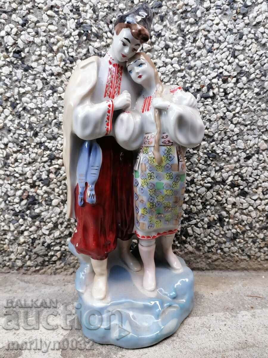 Порцеланова фигура, пластика, статуетка, порцелан, СССР