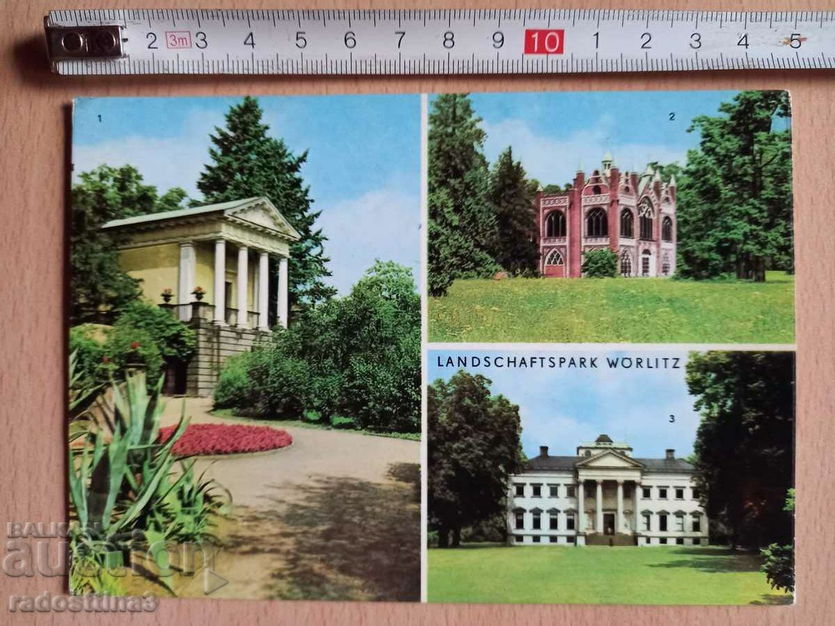 Card from the GDR Wörlitz