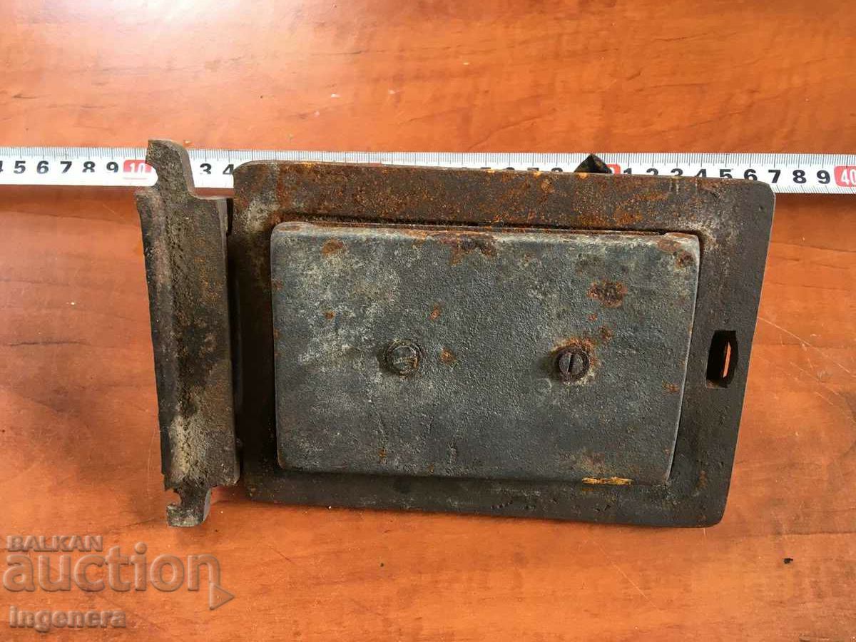 ENAMELED VULCAN WOOD STOVE DOOR - 5 ENAMELED VULCAN WOOD STOVE DOOR - 5