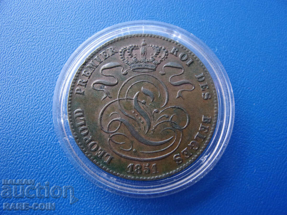 RS(43) Belgium 5 Cent 1851 Very Rare with price € 28.12 | 55.00 BGN