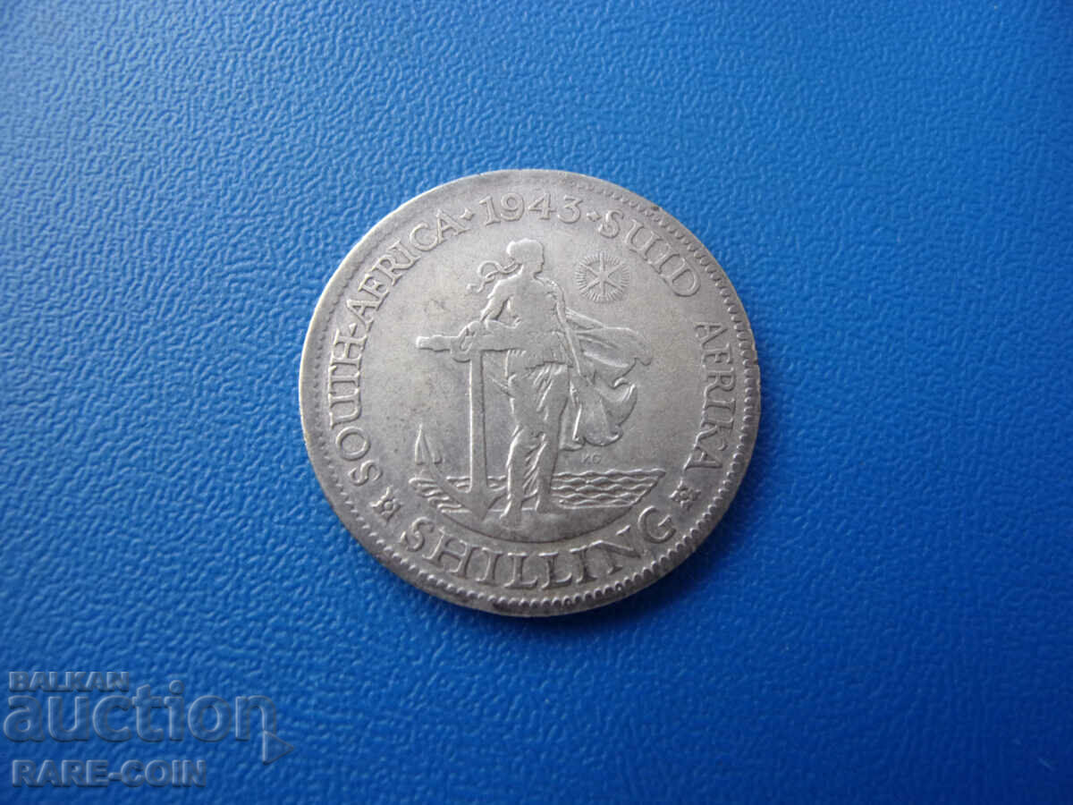 RS(43) South Africa 1 Shilling 1943 Rare