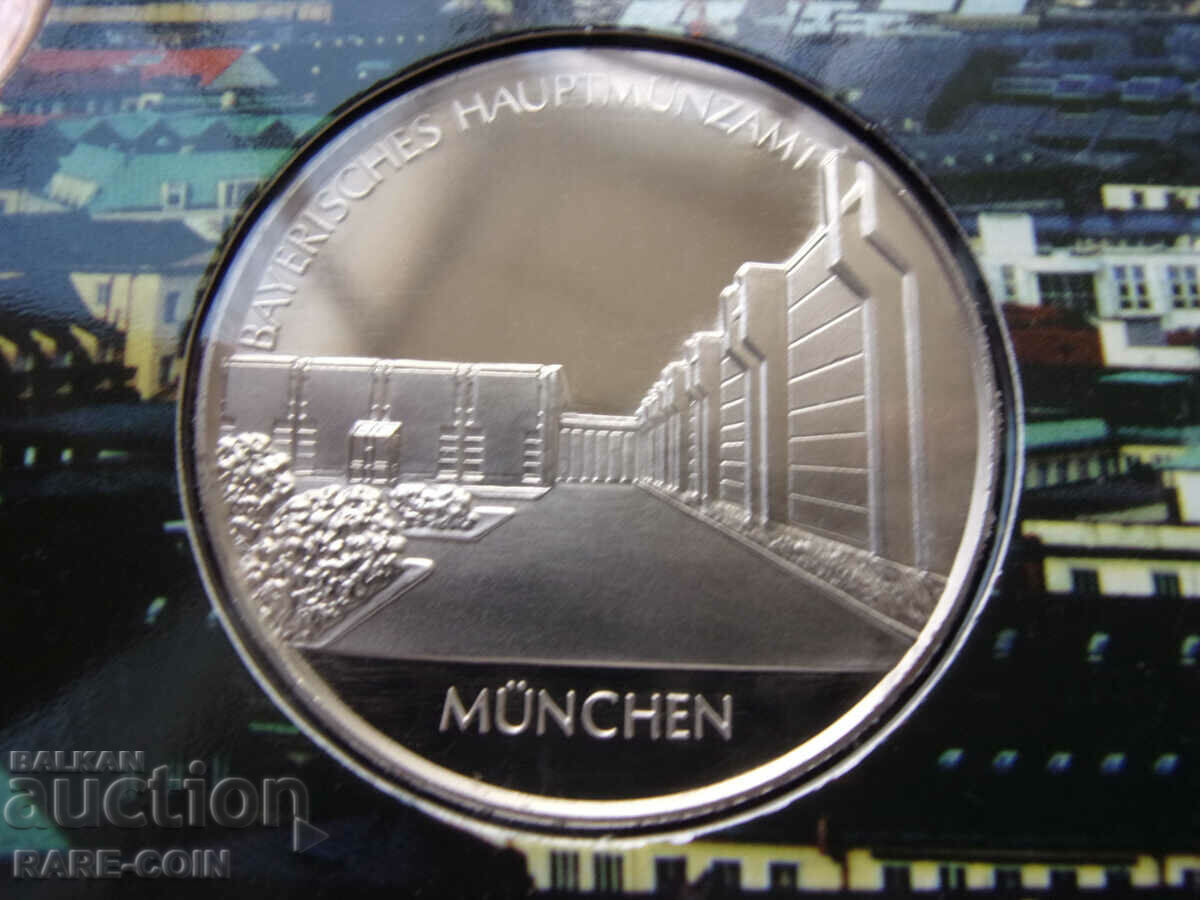 RS(43) Munchen Set 8 monede euro 2003 Medalie de argint UNC Rare - 6