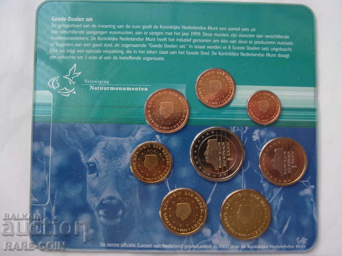 RS(43) Olanda Set 8 Monede Euro 2000 UNC Rare cu preț € 16.36 | 32.00 BGN