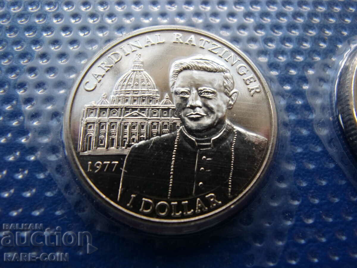 Παράδοση RS(43) Liberia Set 4 x 1 Dollar 2005 Coins 2005 UNC Rare Παράδοση RS(43) Liberia Set 4 x 1 Dollar 2005 Coins 2005 UNC Rare