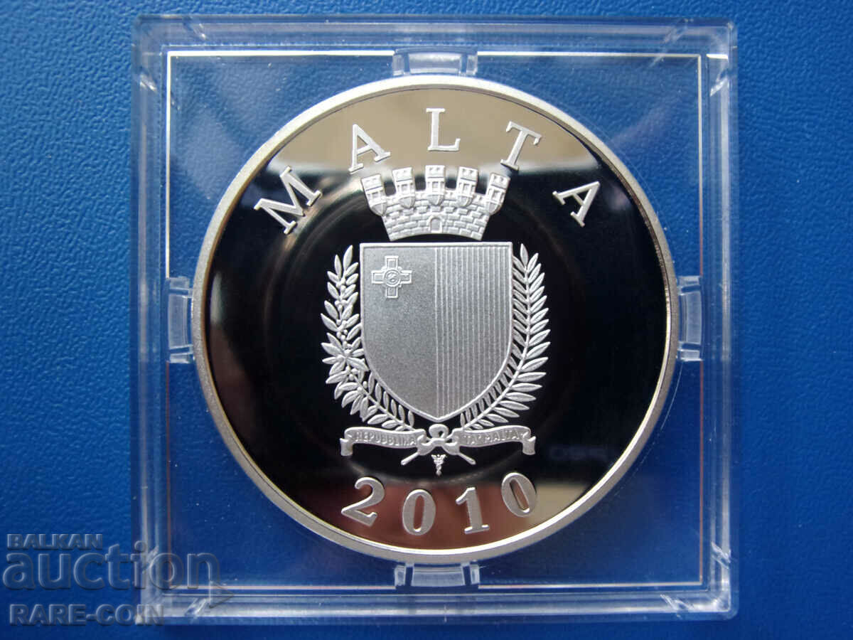 RS(43)  Малта  10  Евро  2010  PROOF UNC Rare с цена € 58.80 | 115.00 лв.