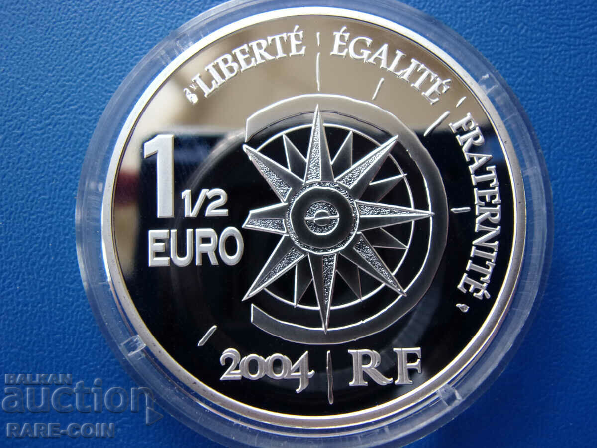 RS(43) Franța 1½ Euro 2004 PROOF UNC Rar cu preț € 63.91 | 125.00 BGN