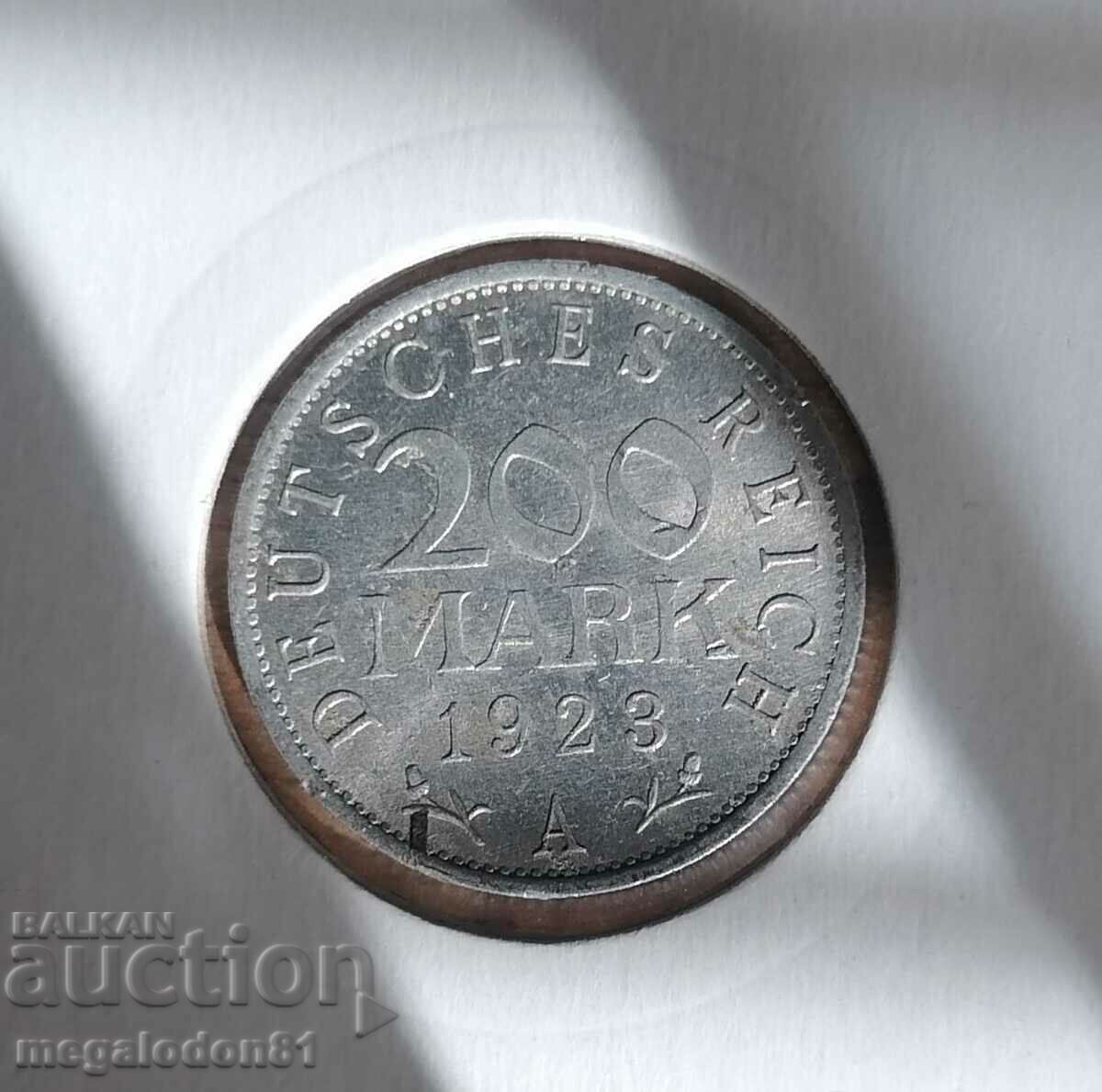 Германия- 200 марки 1923г.