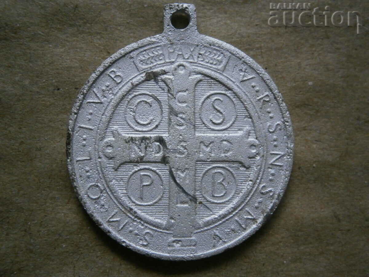 Delivery of mini old Catholic CHRIST medallion