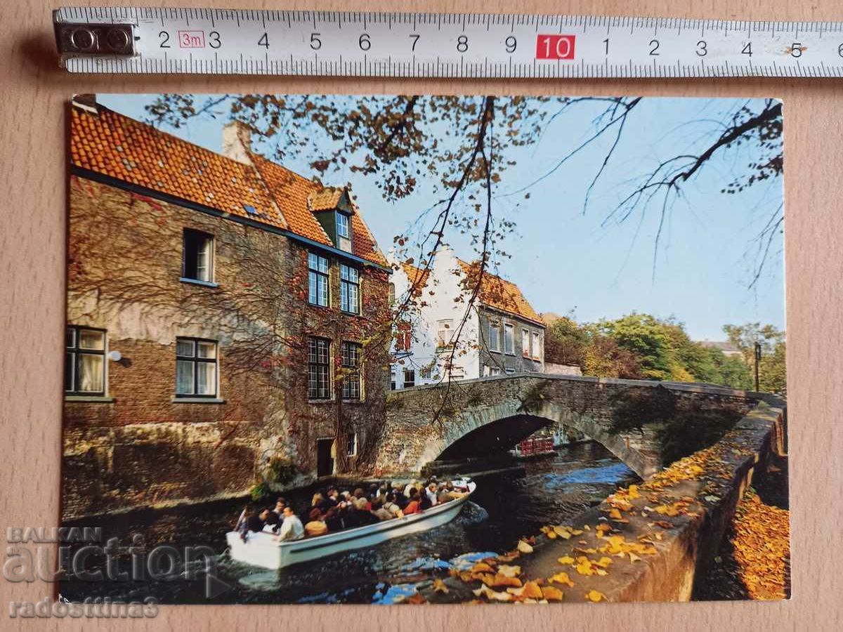 Картичка Брюж Postcard Brugge
