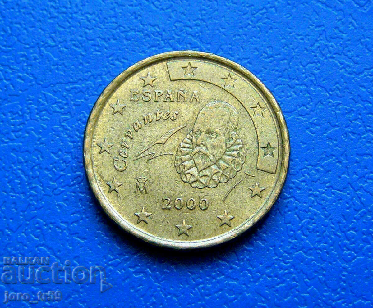 Spania 10 cenți de euro cenți de euro 2000